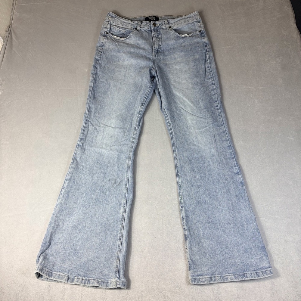 Empire‎ Jeans Womens Size 16 Blue Flare High Rise Stretch